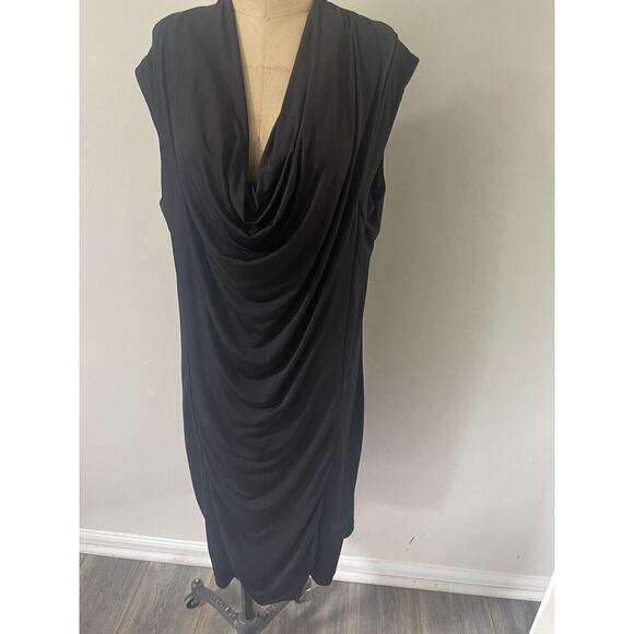 ELLEN TRACY Women’s Size L Dress Short Sleeve Knee Length Bodycon Cinching - Picture 1 of 9